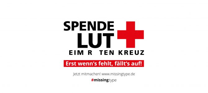 Spende  lut  eim R ten Kreuz!